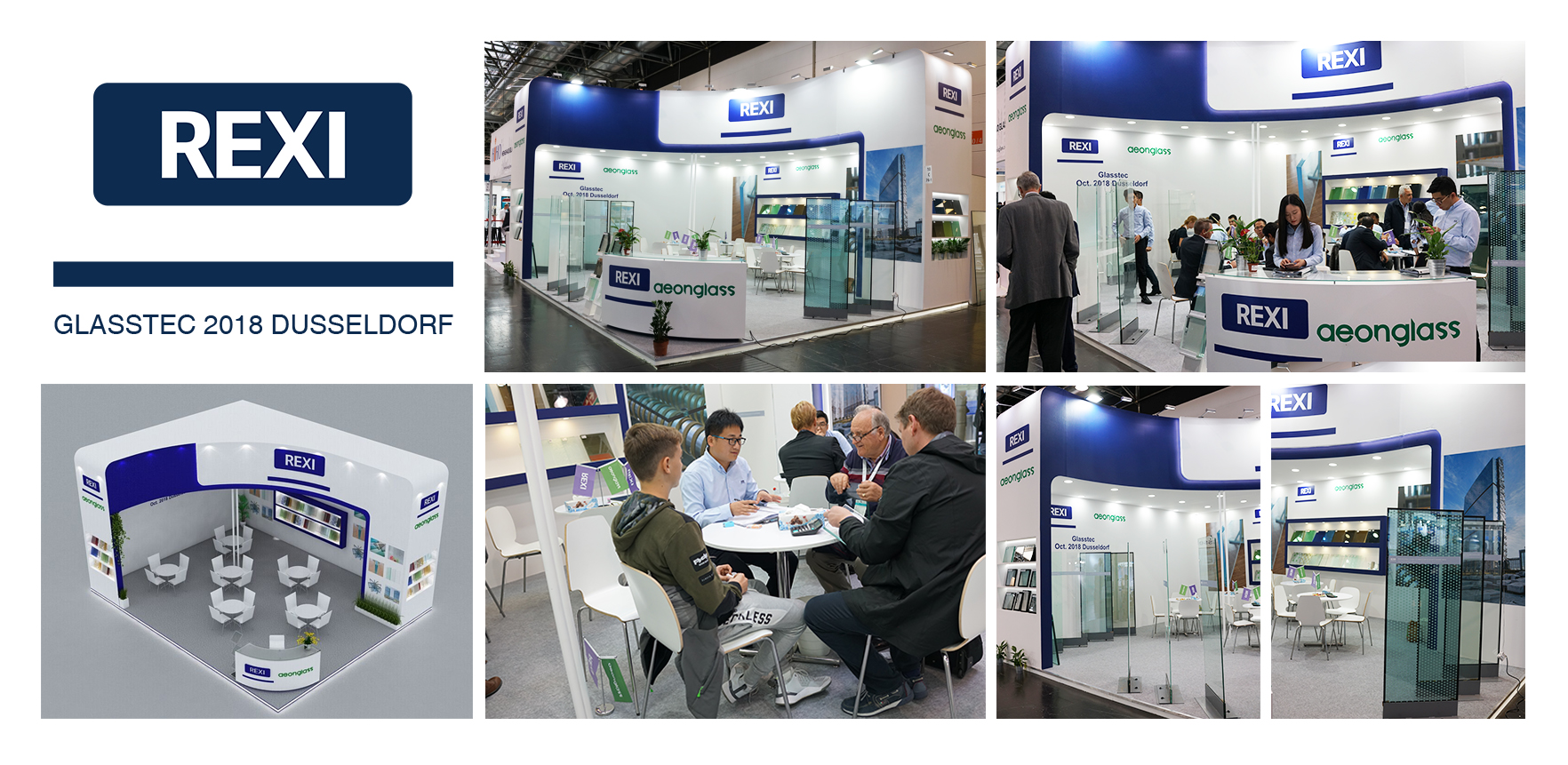 REXI Participated in the 25th German Düsseldorf GlassTec